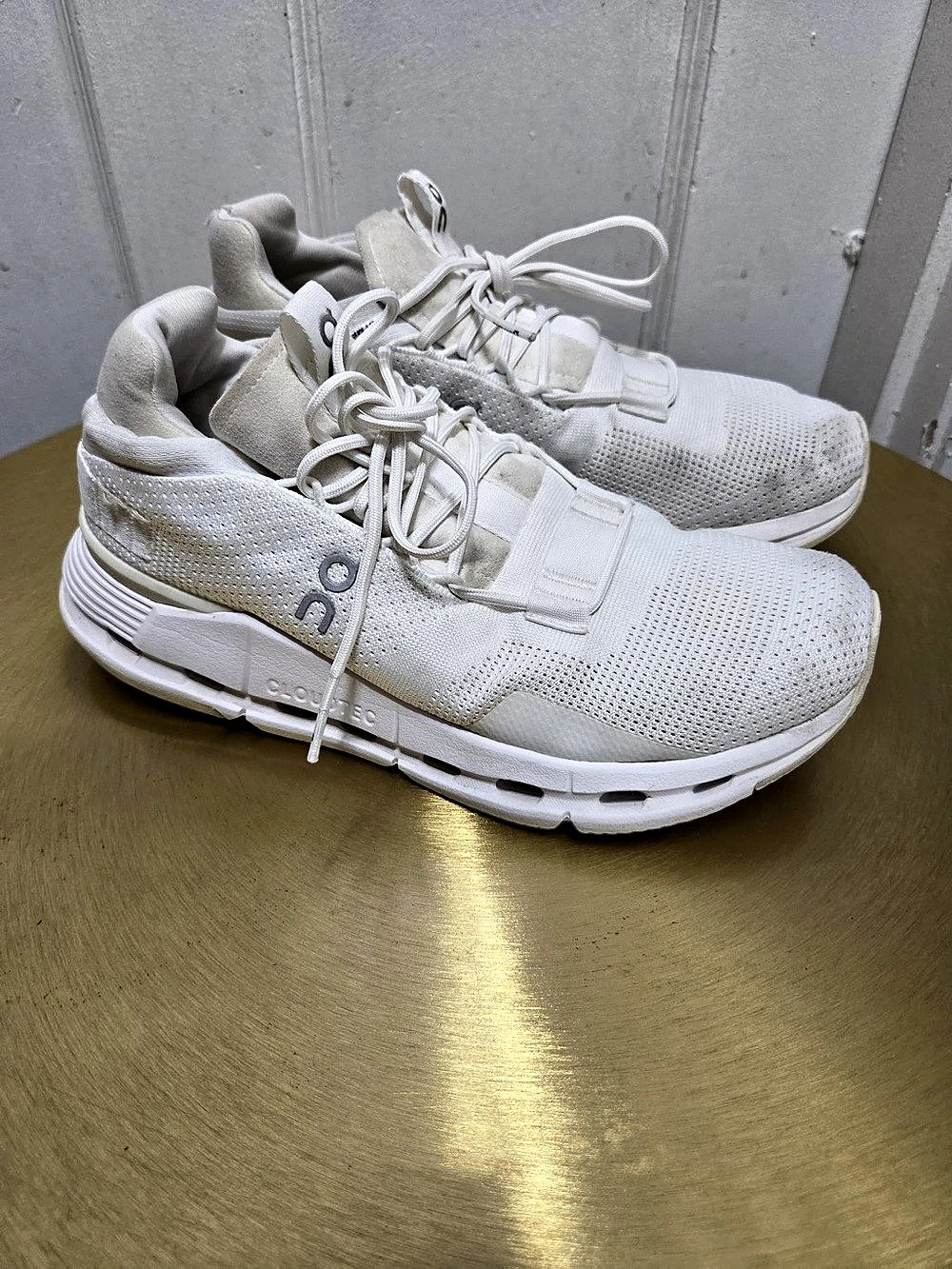 On Cloudnova Unisex White Athletic Shoes